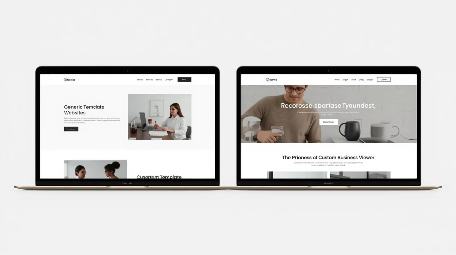 Custom vs Template Websites