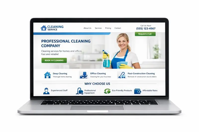 Web Design for Cleaning Companies That Generate Leads