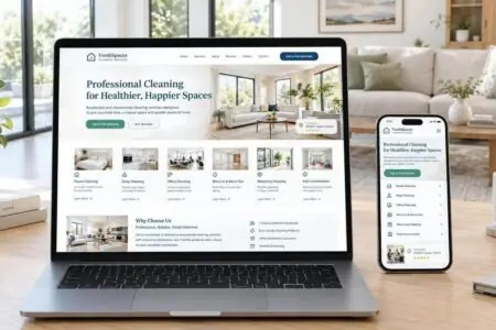 Cleaning Company Website Design