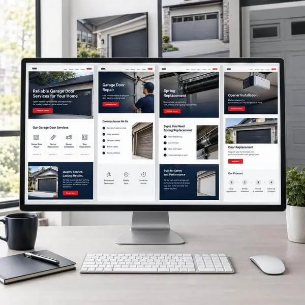 Garage Door Website Design