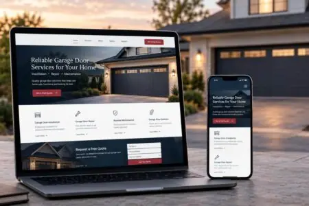 Garage Door Website Design