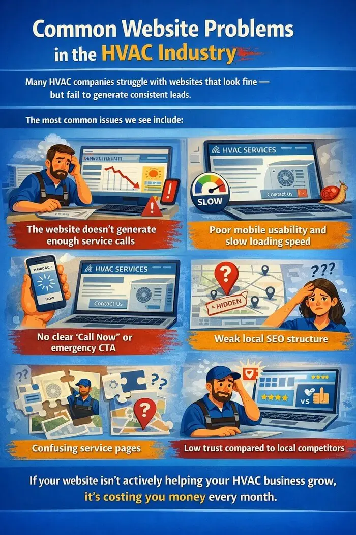 Common Website Problems in the HVAC Industry