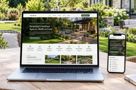 Landscaping Website Design