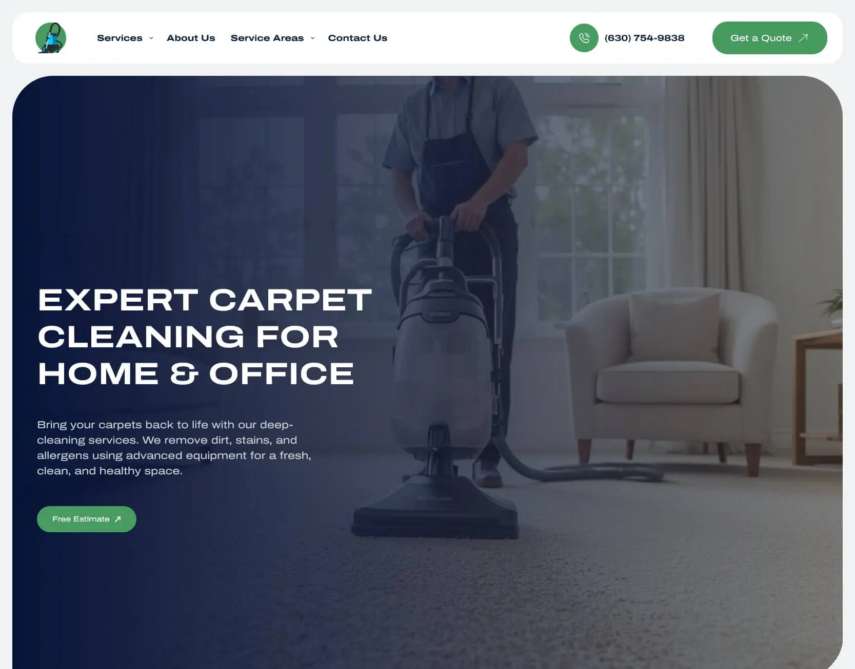 Cleaning Service Website Development