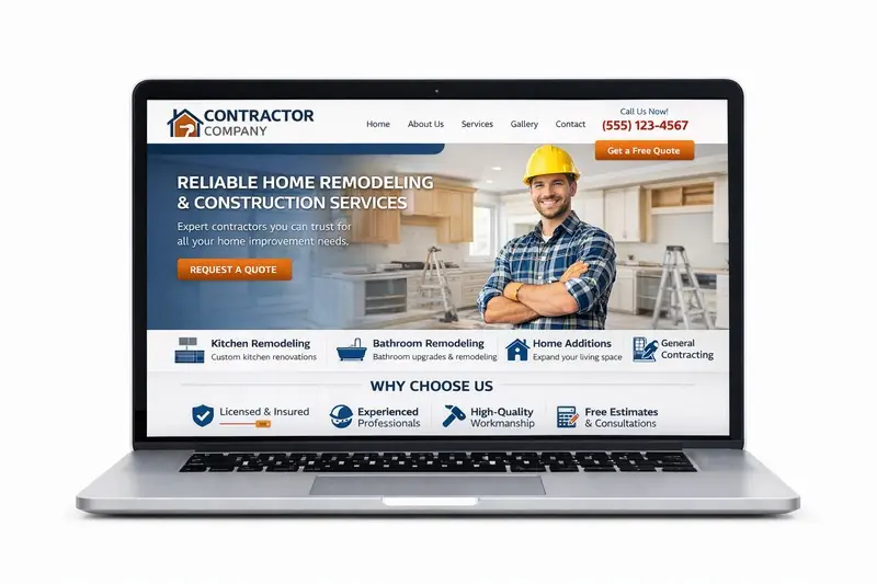 Construction & Contractor Website Design That Converts