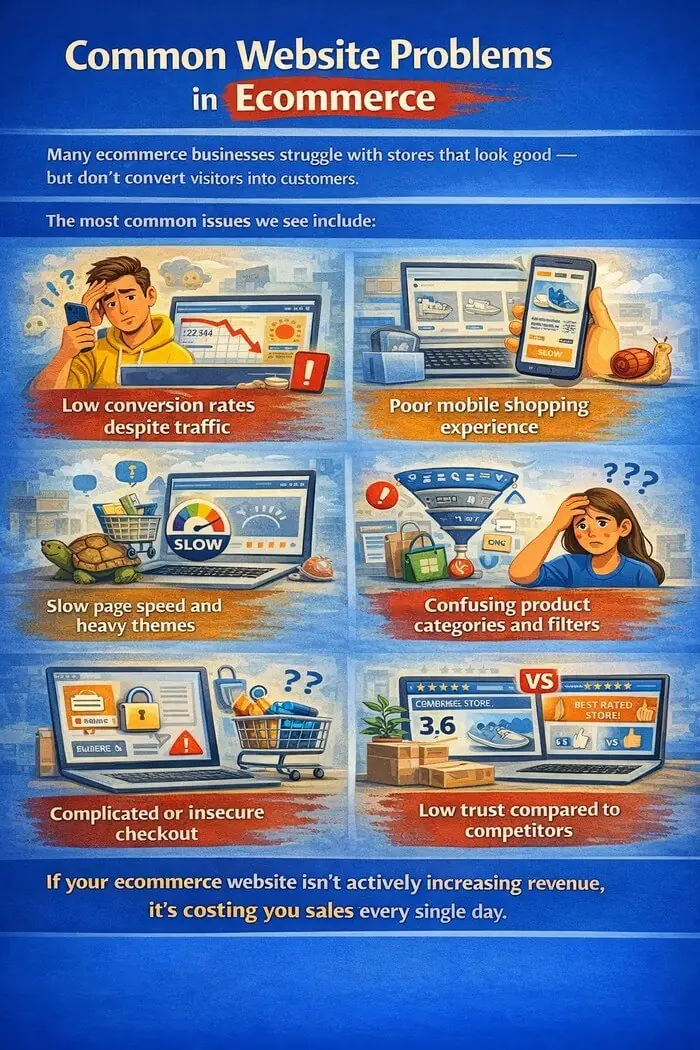 Ecommerce Website Problems