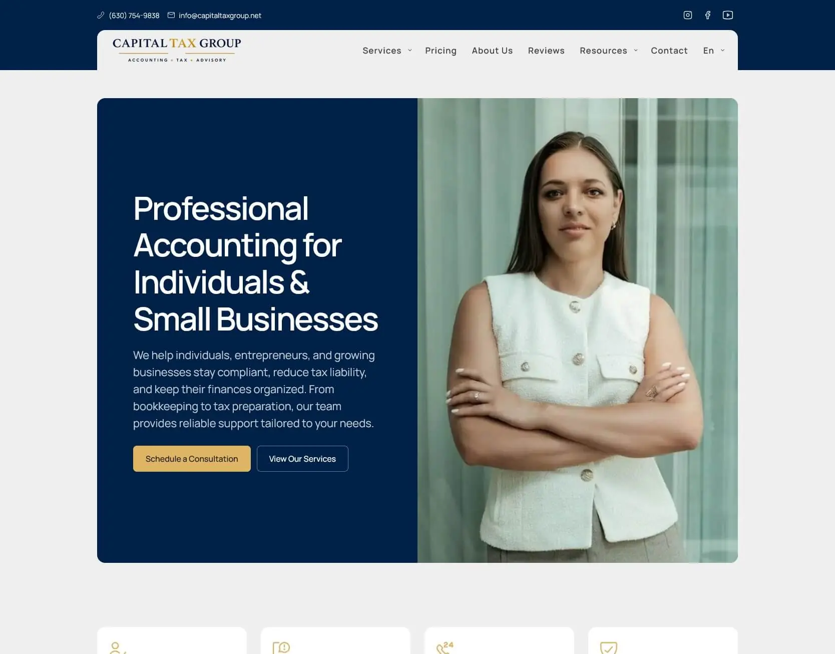 Multilingual Website Development for Capital Tax Group