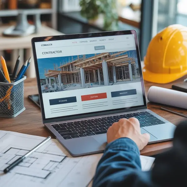 contractor website with local SEO structure