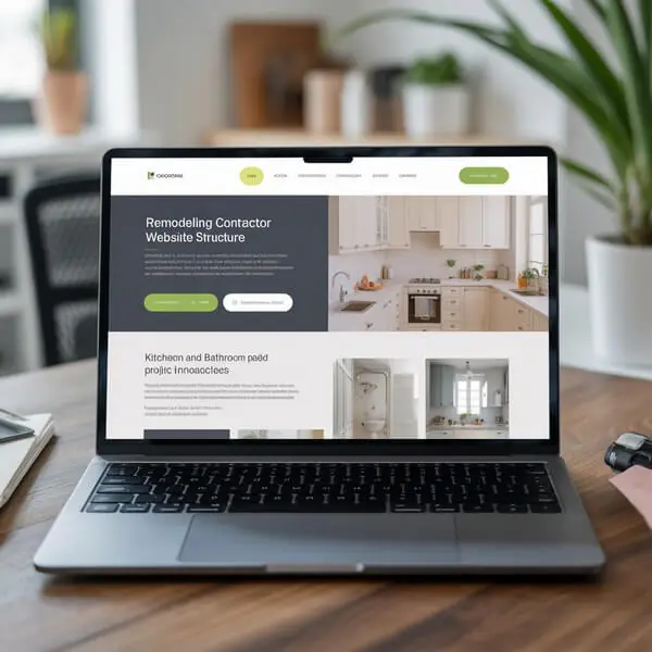 renovation contractor website structure