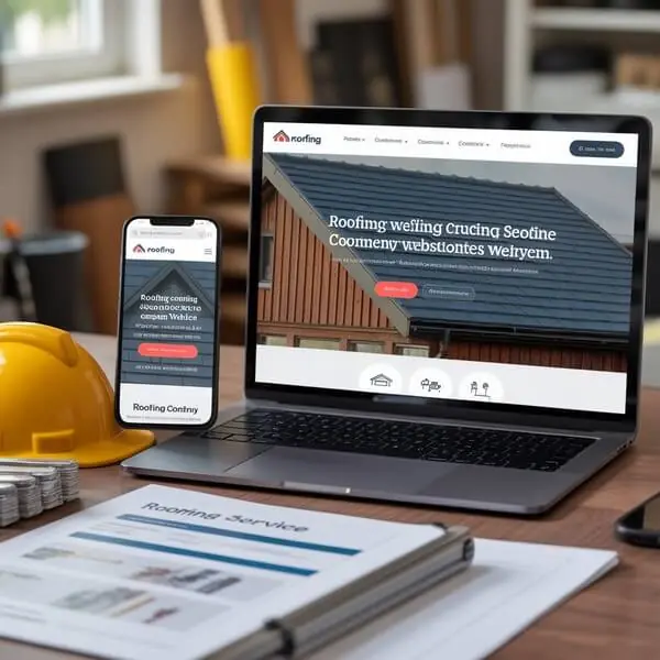 web design for roofing contractors