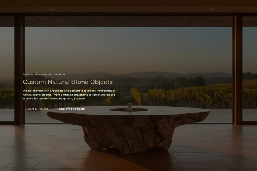 Web Design - Hubway Stone Custom