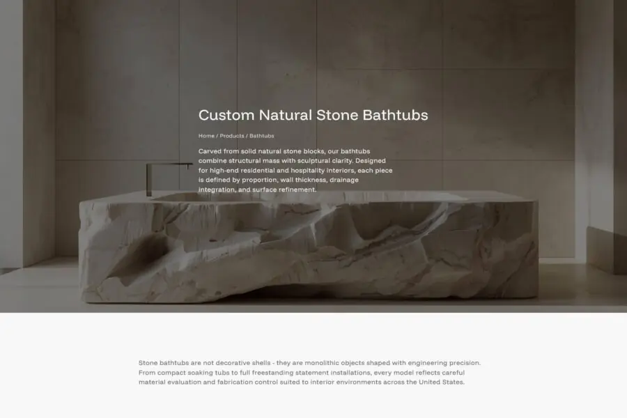 Web Design - Hubway Stone Custom