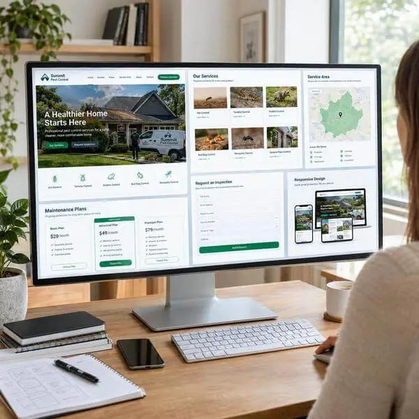 Pest Control Website Design | USA